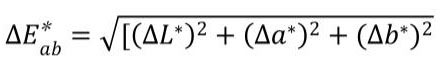 CIELAB色差公式21